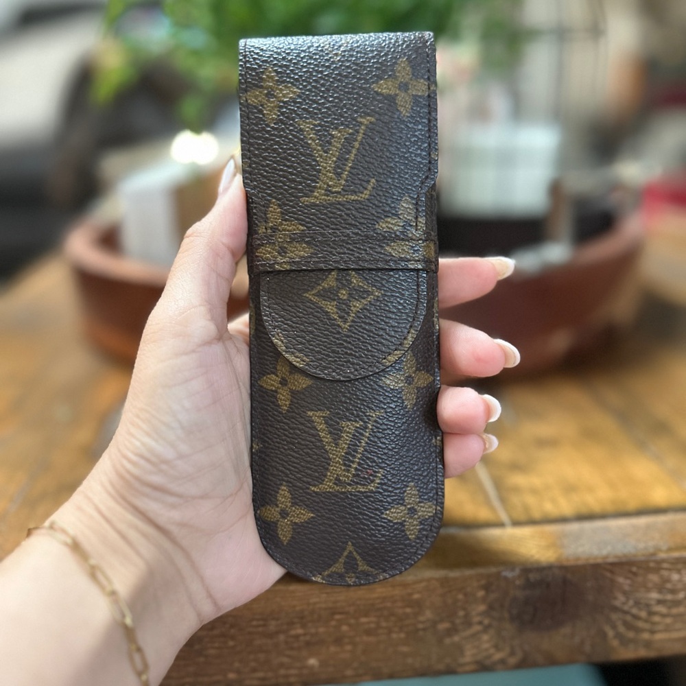 Authentic Louis Vuitton Monogram Etui Stylo Pen Holder | Vintage 1996